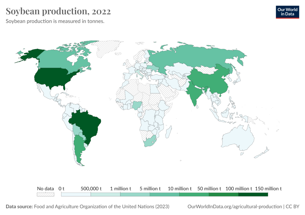 Soy production