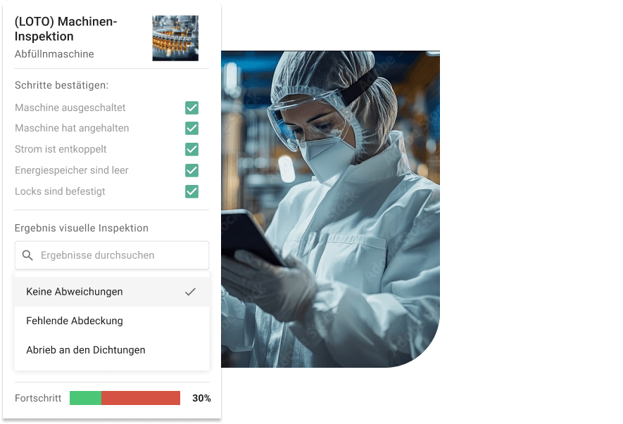 Digitale Dokumentation nach CFR 21 Part 11 Standards bei der industriellen Qualitätsprüfung