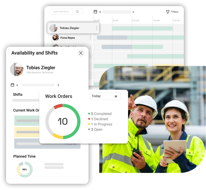 Availability and shifts osapiens HUB