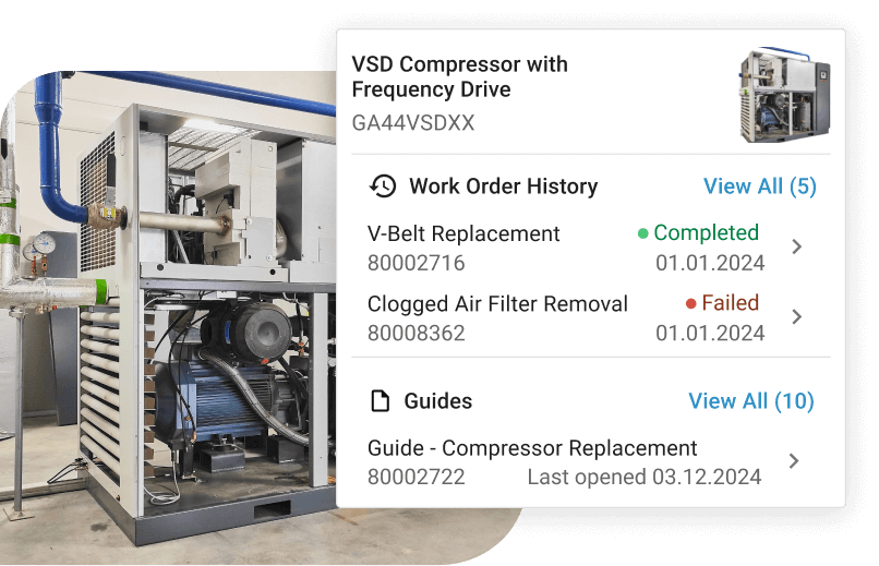 Work Orders osapiens HUB for maintenance